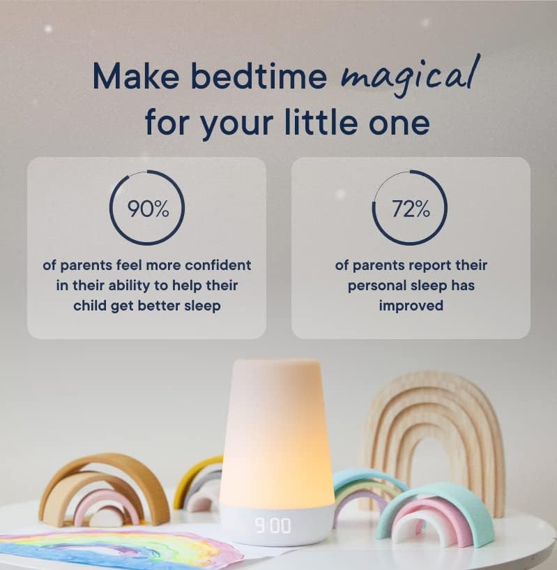 Hatch Rest Baby Sound Machine, Night Light | 2nd Gen | Sleep Trainer, Time-to-Rise Alarm Clock, White Noise Soother, Music Stories for Nursery, Toddler Kids Bedroom (Wi-Fi)
