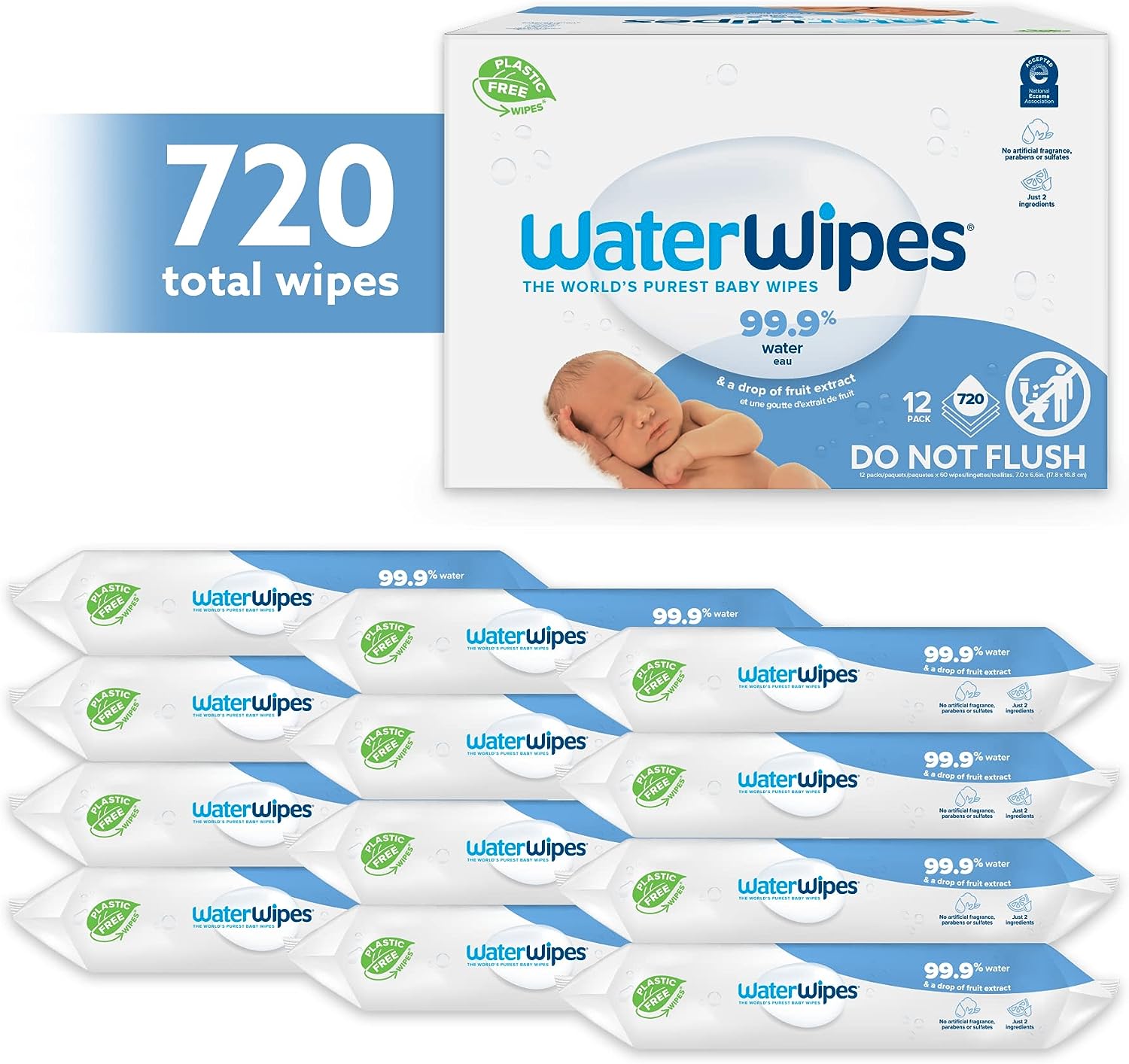 Waterwipes Biodegradable Original Baby Wipes